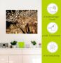 Artland Artprint Pluizenbol goudgloed als artprint van aluminium artprint voor buiten artprint op linnen poster muursticker - Thumbnail 4