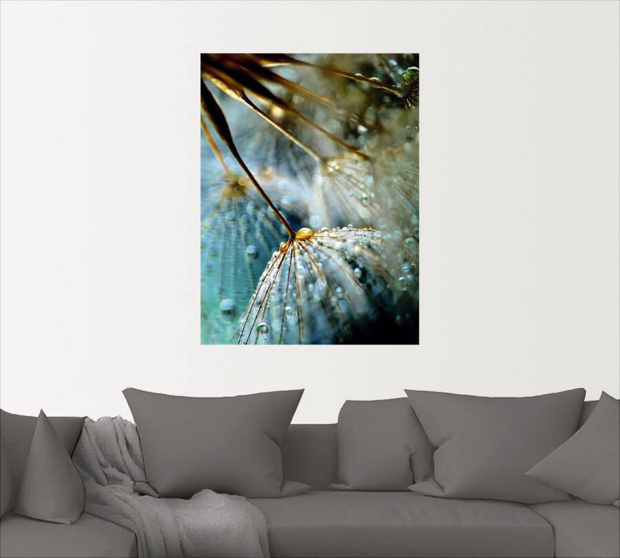 Artland Artprint Pluizenbol mystieke schoonheid als artprint van aluminium artprint voor buiten artprint op linnen poster muursticker