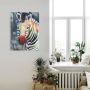 Artland Artprint Prisma zebra II als artprint op linnen poster in verschillende formaten maten - Thumbnail 2