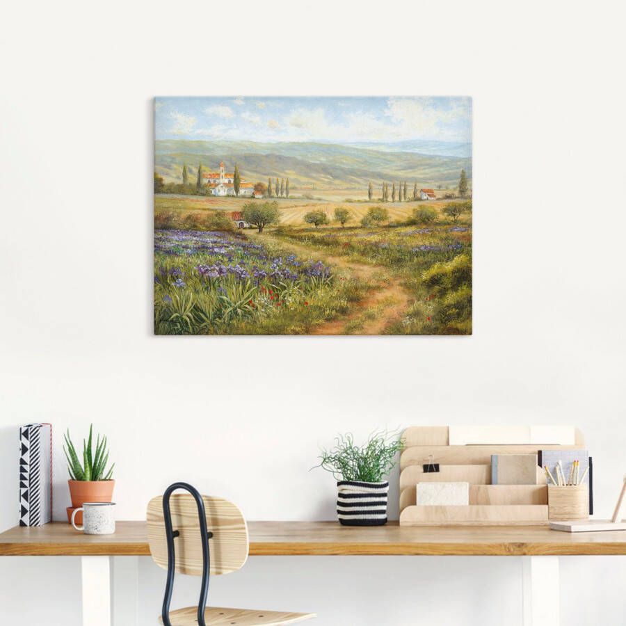 Artland Artprint Provence als artprint van aluminium artprint voor buiten artprint op linnen poster in verschillende maten. maten