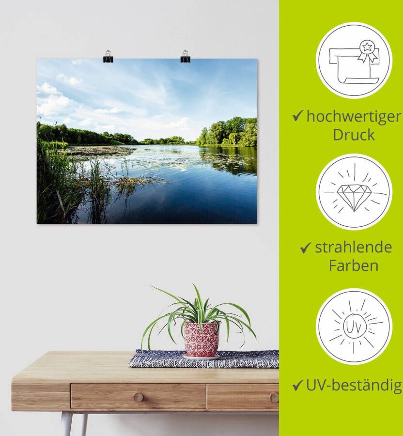 Artland Artprint Pure idylle als artprint op linnen poster muursticker in verschillende maten