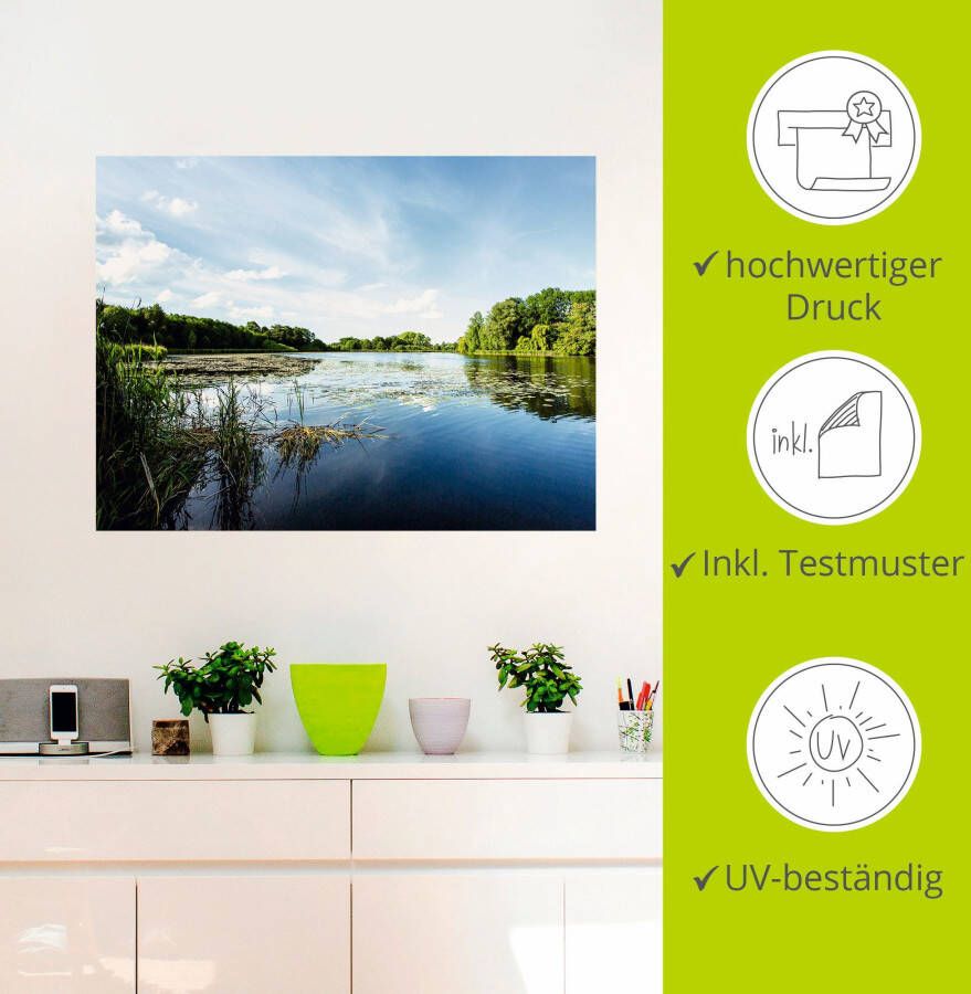 Artland Artprint Pure idylle als artprint op linnen poster muursticker in verschillende maten