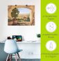 Artland Artprint Raam in Toscane als artprint van aluminium artprint voor buiten artprint op linnen poster muursticker - Thumbnail 5