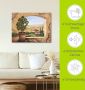 Artland Artprint Raam in Toscane als artprint van aluminium artprint voor buiten artprint op linnen poster muursticker - Thumbnail 5