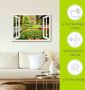 Artland Artprint Raamzicht tulpen tuin lente als artprint van aluminium artprint voor buiten artprint op linnen poster muursticker - Thumbnail 4