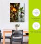 Artland Artprint Restaurant Lampen als artprint van aluminium artprint voor buiten artprint op linnen poster in verschillende maten. maten - Thumbnail 5