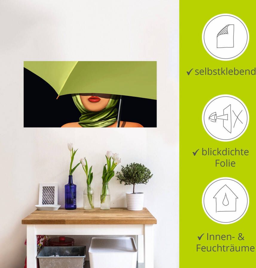 Artland Artprint Rode lippen als artprint op linnen poster muursticker in verschillende maten