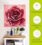 Artland Artprint Rode roos met de hand geschilderd als artprint van aluminium artprint op linnen muursticker verschillende maten - Thumbnail 5