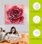 Artland Artprint Rode roos met de hand geschilderd als artprint van aluminium artprint op linnen muursticker verschillende maten - Thumbnail 5