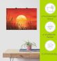 Artland Artprint Rode zonsondergang bij de oceaan als artprint van aluminium artprint voor buiten artprint op linnen poster muursticker - Thumbnail 6