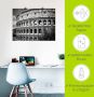 Artland Artprint Rome Colosseum monochroom als artprint van aluminium artprint voor buiten poster in diverse formaten - Thumbnail 5