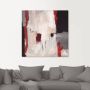 Artland Artprint Rood bij grijs I abstract als artprint van aluminium artprint voor buiten artprint op linnen poster in verschillende maten. maten - Thumbnail 2