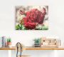 Artland Artprint Roos met druppels als artprint op linnen poster muursticker in verschillende maten - Thumbnail 2