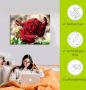 Artland Artprint Roos met druppels als artprint op linnen poster muursticker in verschillende maten - Thumbnail 5