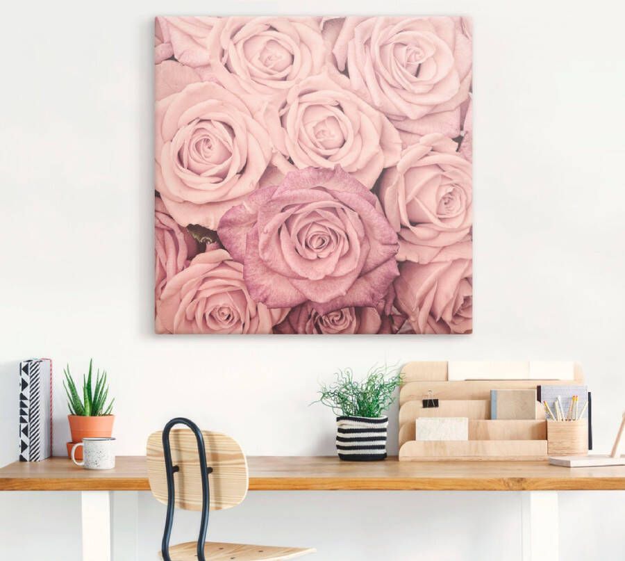 Artland Artprint Rosen als artprint op linnen muursticker in verschillende maten