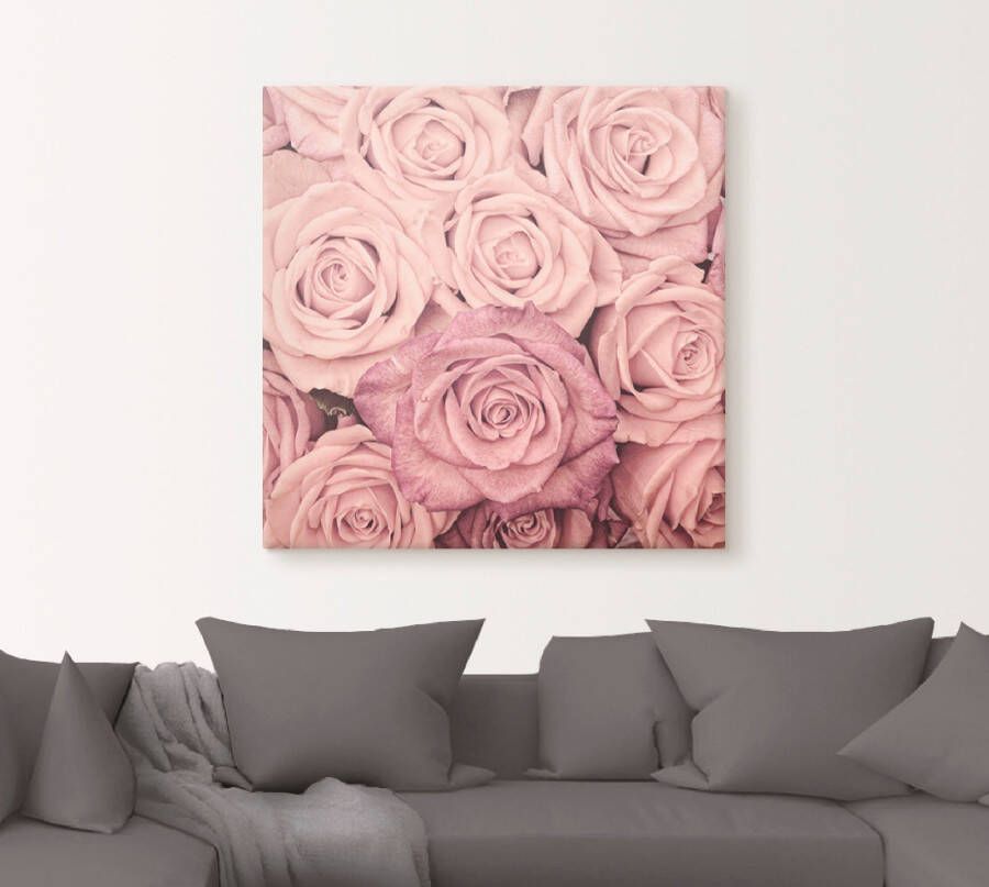 Artland Artprint Rosen als artprint op linnen muursticker in verschillende maten