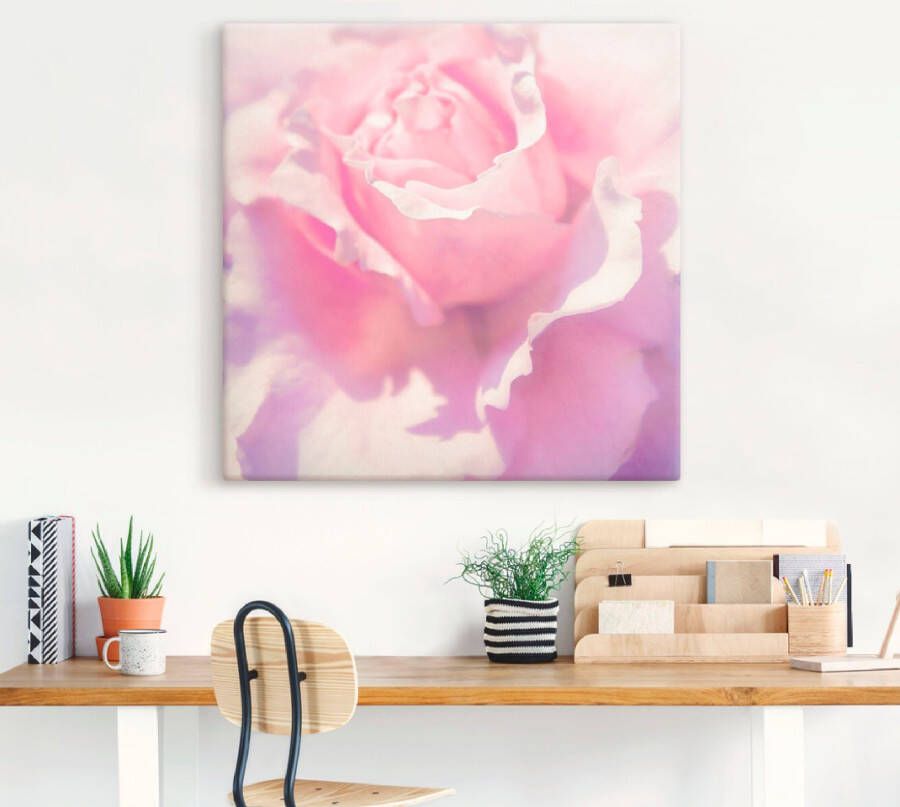 Artland Artprint Roze als artprint op linnen poster muursticker in verschillende maten