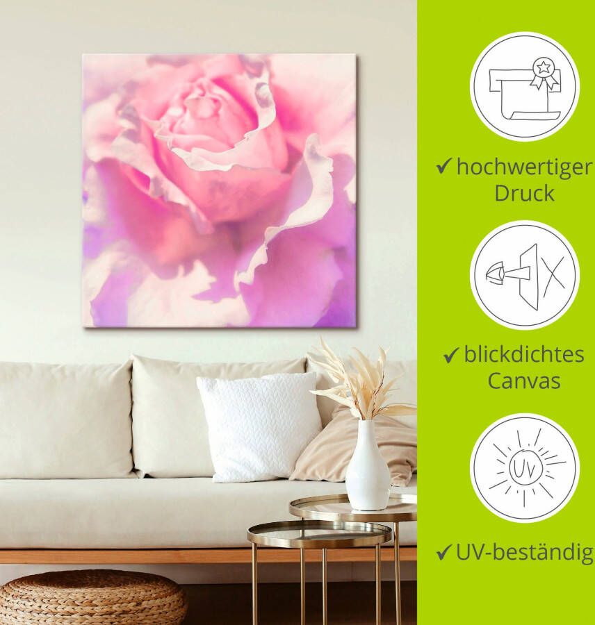 Artland Artprint Roze als artprint op linnen poster muursticker in verschillende maten