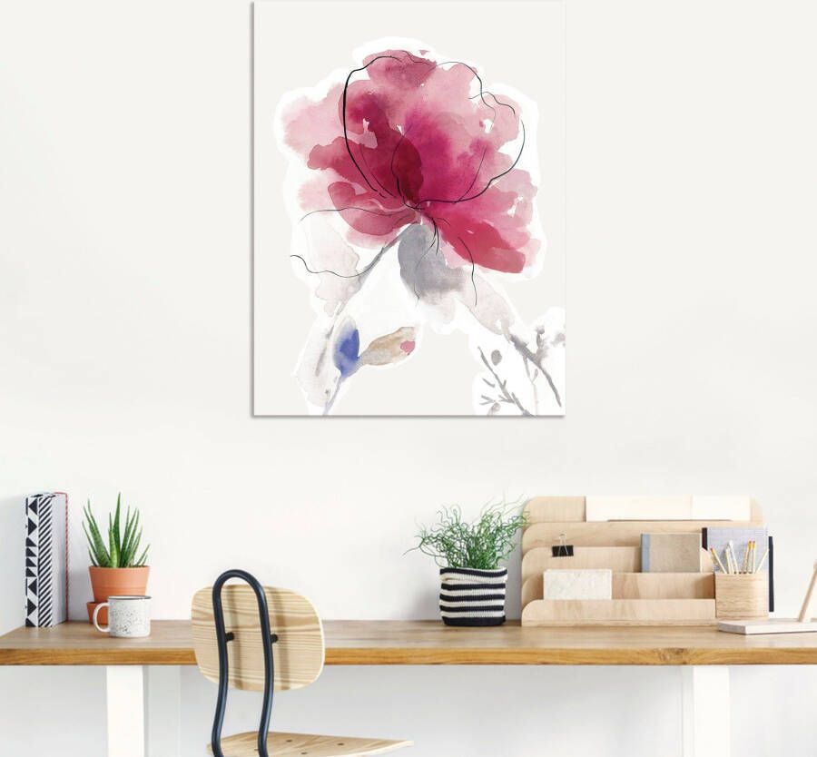 Artland Artprint Roze Bloesem II. als artprint van aluminium artprint voor buiten artprint op linnen poster in verschillende maten. maten