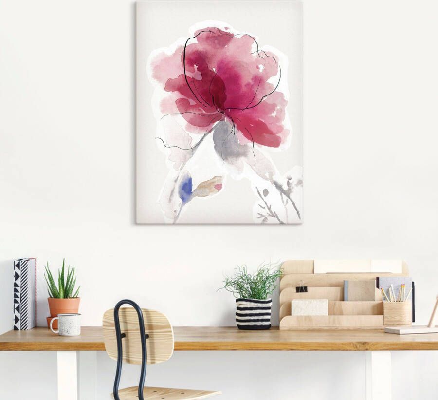 Artland Artprint Roze Bloesem II. als artprint van aluminium artprint voor buiten artprint op linnen poster in verschillende maten. maten