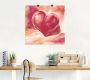 Artland Artprint Roze rood hart als artprint van aluminium artprint voor buiten artprint op linnen poster muursticker - Thumbnail 4