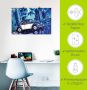 Artland Artprint S nachts als artprint van aluminium artprint op linnen muursticker of poster in verschillende maten - Thumbnail 4