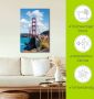 Artland Artprint San Francisco Golden Gate Bridge als artprint op linnen in verschillende maten - Thumbnail 4