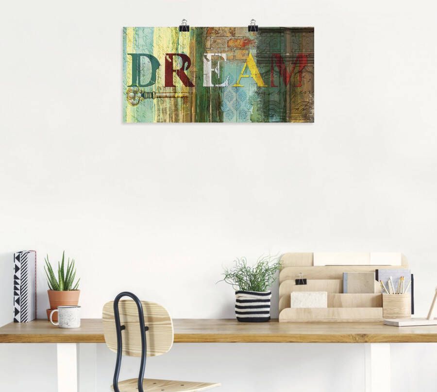 Artland Artprint Schitterend landschap in het Zwarte Woud Droom als artprint op linnen poster muursticker in verschillende maten