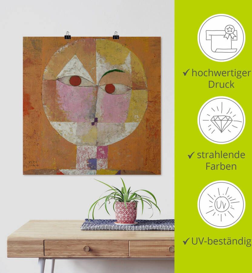 Artland Artprint Senecio als artprint van aluminium artprint voor buiten artprint op linnen poster in verschillende maten. maten