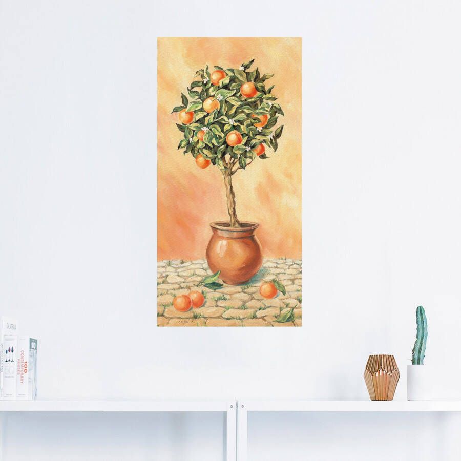 Artland Artprint Sinaasappelboompje I als artprint van aluminium artprint op linnen muursticker verschillende maten