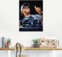 Artland Artprint Sir Lewis Hamilton alias LH44 als artprint van aluminium artprint voor buiten artprint op linnen poster in verschillende maten. maten - Thumbnail 4