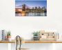 Artland Artprint Skyline New York City als artprint van aluminium artprint voor buiten artprint op linnen poster muursticker - Thumbnail 2