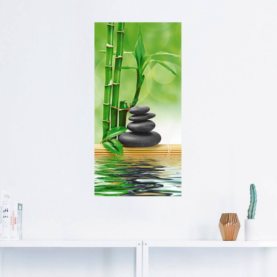 Artland Artprint Spa concept zen basaltstenen als artprint op linnen poster muursticker in verschillende maten