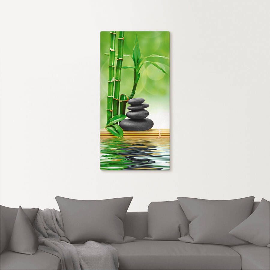 Artland Artprint Spa concept zen basaltstenen als artprint op linnen poster muursticker in verschillende maten