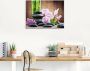 Artland Artprint Spa concept zen stenen orchideeën als artprint op linnen poster muursticker in verschillende maten - Thumbnail 3