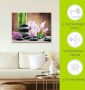 Artland Artprint Spa concept zen stenen orchideeën als artprint op linnen poster muursticker in verschillende maten - Thumbnail 5