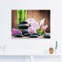 Artland Artprint Spa concept zen stenen orchideeën als artprint op linnen poster muursticker in verschillende maten - Thumbnail 2