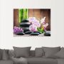 Artland Artprint Spa concept zen stenen orchideeën als artprint op linnen poster muursticker in verschillende maten - Thumbnail 4