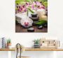 Artland Artprint Spa orchideeën bamboe kaars als artprint van aluminium artprint voor buiten artprint op linnen poster muursticker - Thumbnail 4