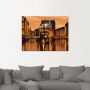 Artland Artprint Speicherstadt in Hamburg als artprint van aluminium artprint voor buiten artprint op linnen in verschillende maten - Thumbnail 3