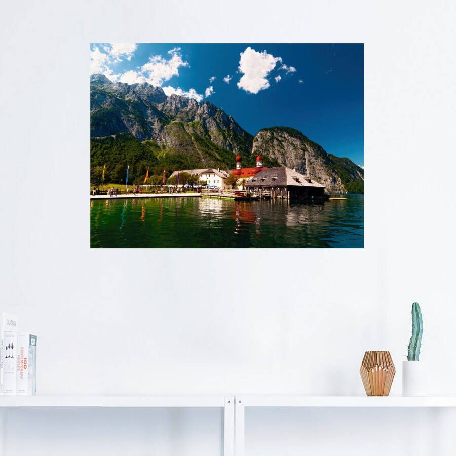 Artland Poster St. Bartholomä (Königssee) als artprint op linnen muursticker of poster in verschillende maten - Foto 2