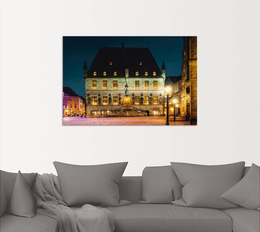 Artland Artprint Stadhuis Osnabrück II als artprint van aluminium artprint voor buiten poster in diverse formaten