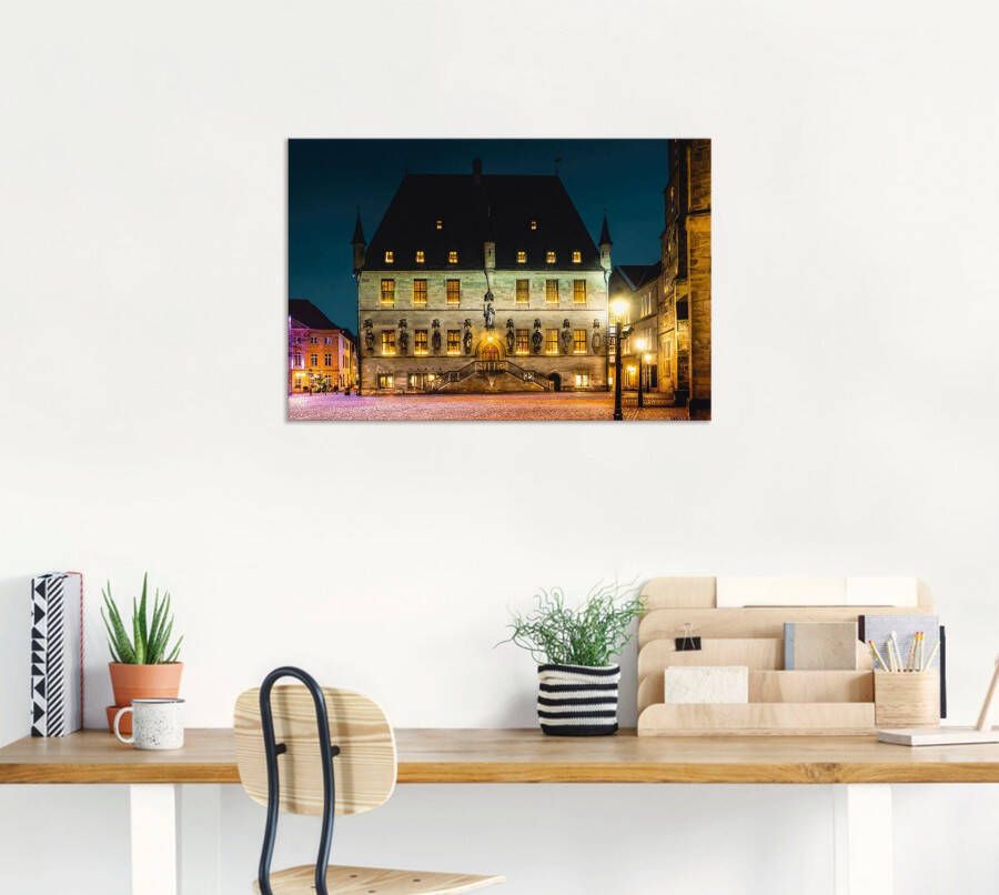 Artland Artprint Stadhuis Osnabrück II als artprint van aluminium artprint voor buiten poster in diverse formaten