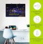 Artland Artprint Sterrenbeeld vissen Sterrenbeeld maagd als artprint van aluminium artprint voor buiten poster in diverse formaten - Thumbnail 5