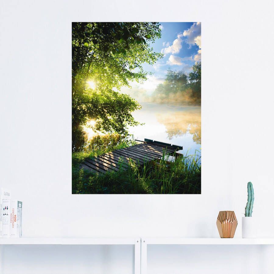 Artland Artprint Stijger in de ochtend als artprint van aluminium artprint voor buiten artprint op linnen poster muursticker