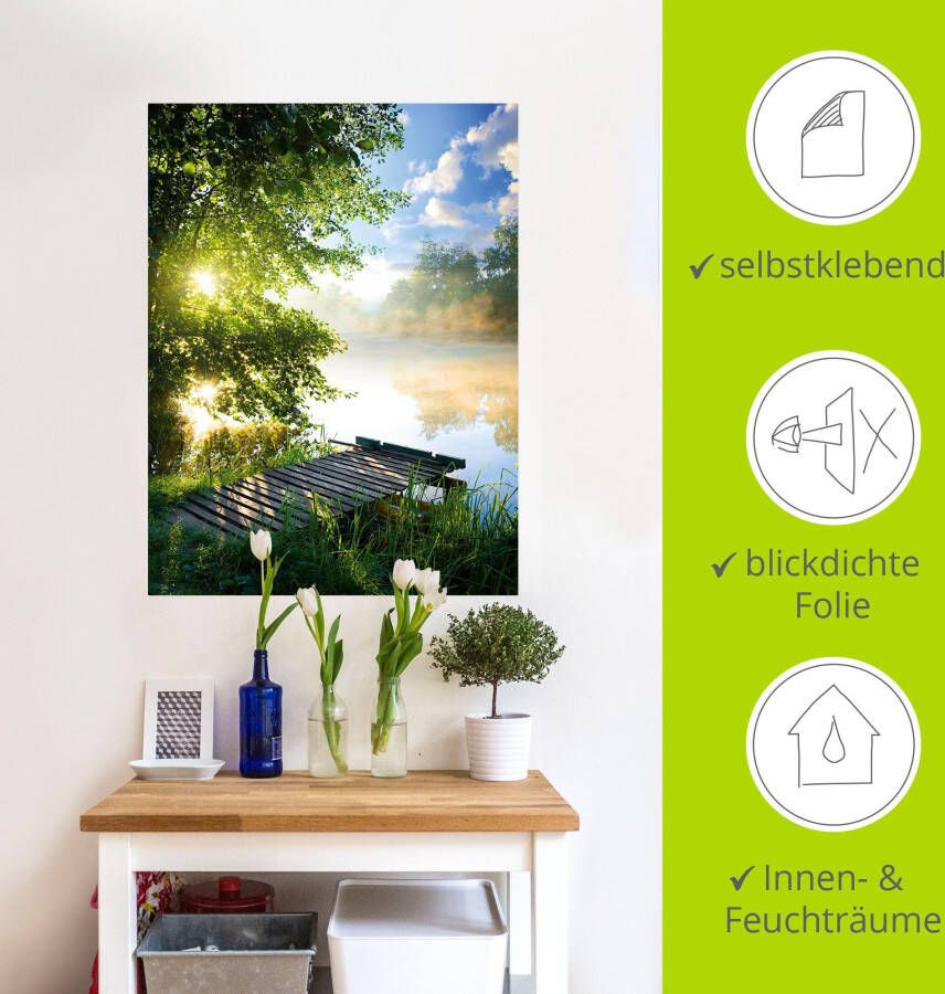 Artland Artprint Stijger in de ochtend als artprint van aluminium artprint voor buiten artprint op linnen poster muursticker