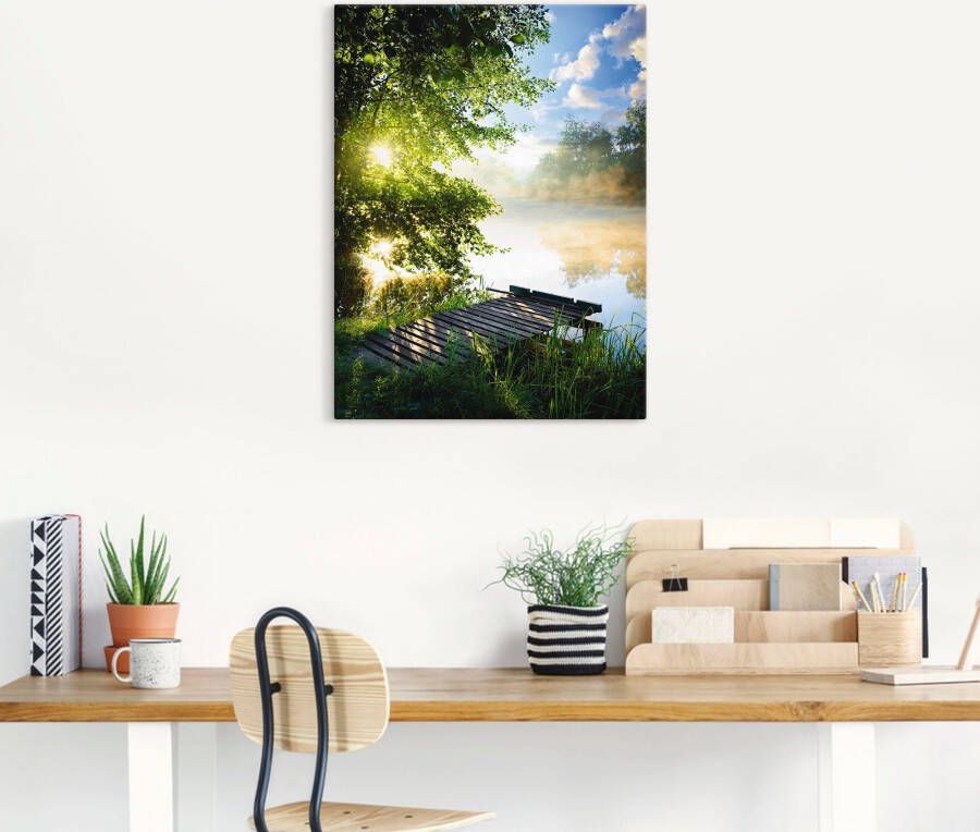 Artland Artprint Stijger in de ochtend als artprint van aluminium artprint voor buiten artprint op linnen poster muursticker