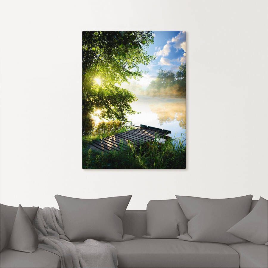 Artland Artprint Stijger in de ochtend als artprint van aluminium artprint voor buiten artprint op linnen poster muursticker