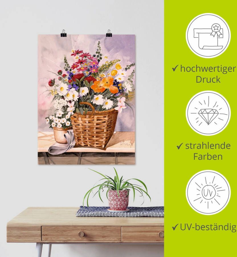 Artland Artprint Stilleven met kalebassen als artprint op linnen poster in verschillende formaten maten