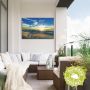 Artland Artprint Strand meeuwen zee zonsondergang als artprint van aluminium artprint voor buiten artprint op linnen poster muursticker - Thumbnail 2